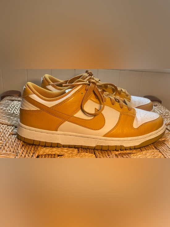 Nike Shoes - Yellow Nike Dunks Low Size 9